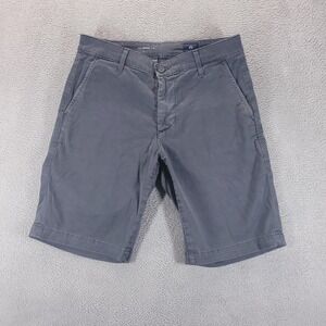 AG Shorts Mens 30 Gray Griffin Tailored Short Chino Stretch 10" Casual Summer